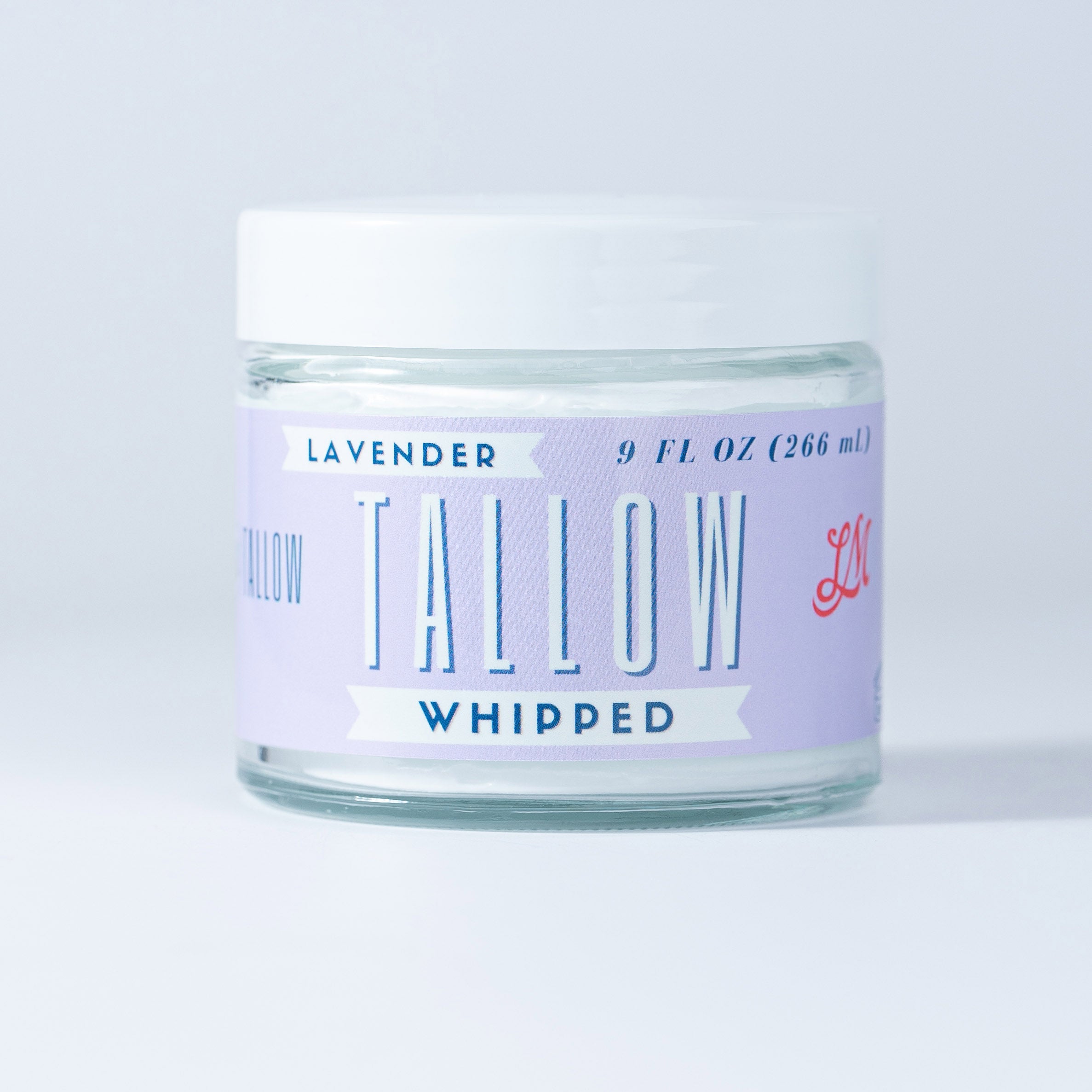Lavender Whipped Tallow Moisturizer | Grass-Fed Beef Tallow | Lady May