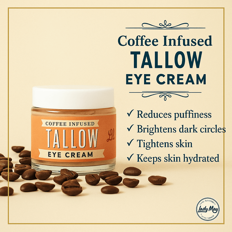 The Traveler gift pack - 4pc Tallow Skincare Gift Set | Manuka, Vanilla, Unscented & Coffee Eye Cream coffee infused tallow eye cream