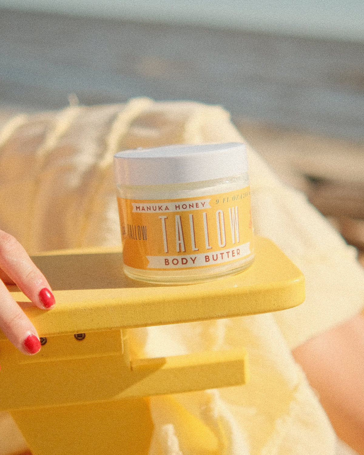 Manuka Honey + Rosehip Tallow Body Butter | Grass-Fed Beef Tallow | Lady May Tallow