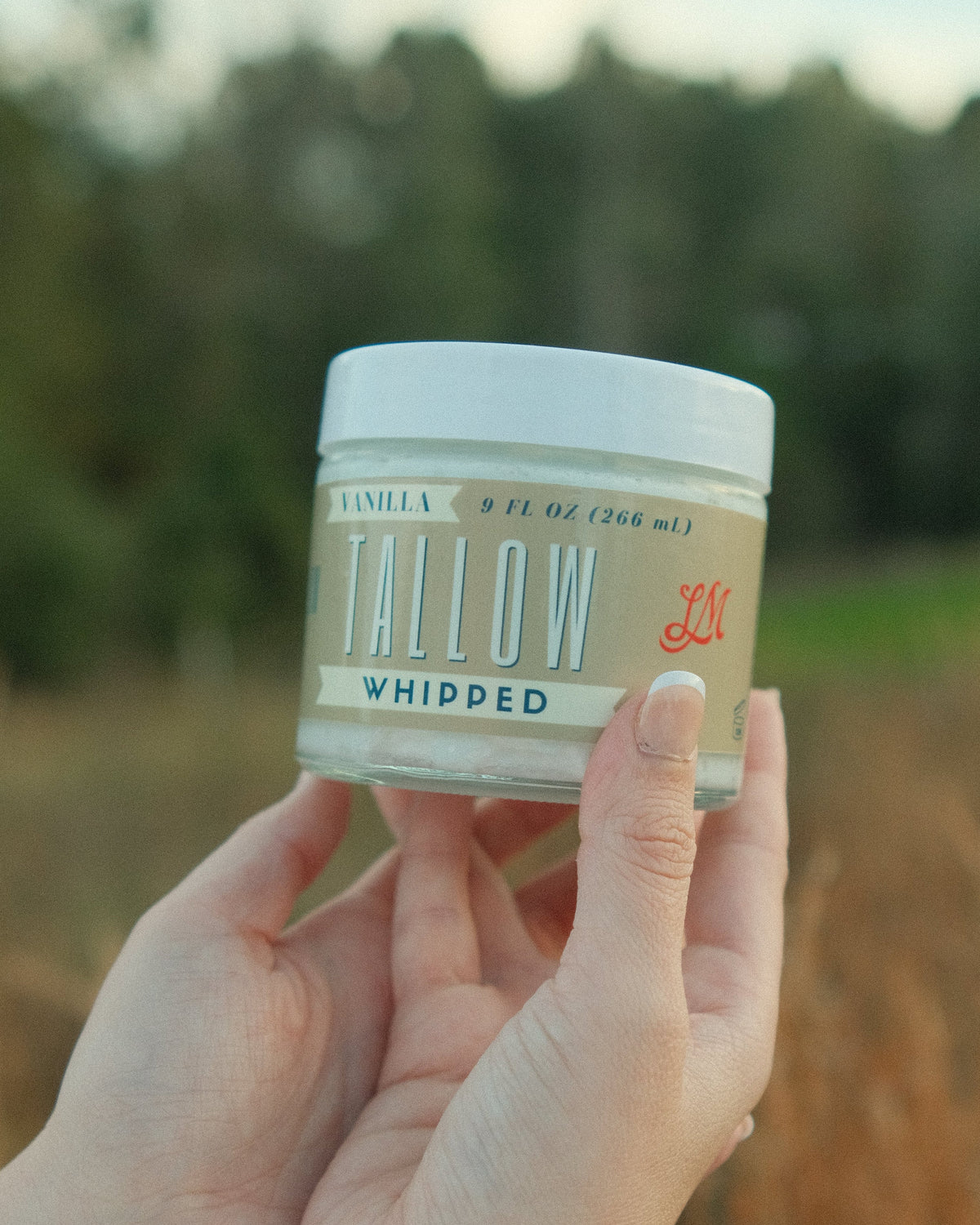 Vanilla Whipped Tallow Moisturizer | Grass-Fed Beef Tallow | Lady May