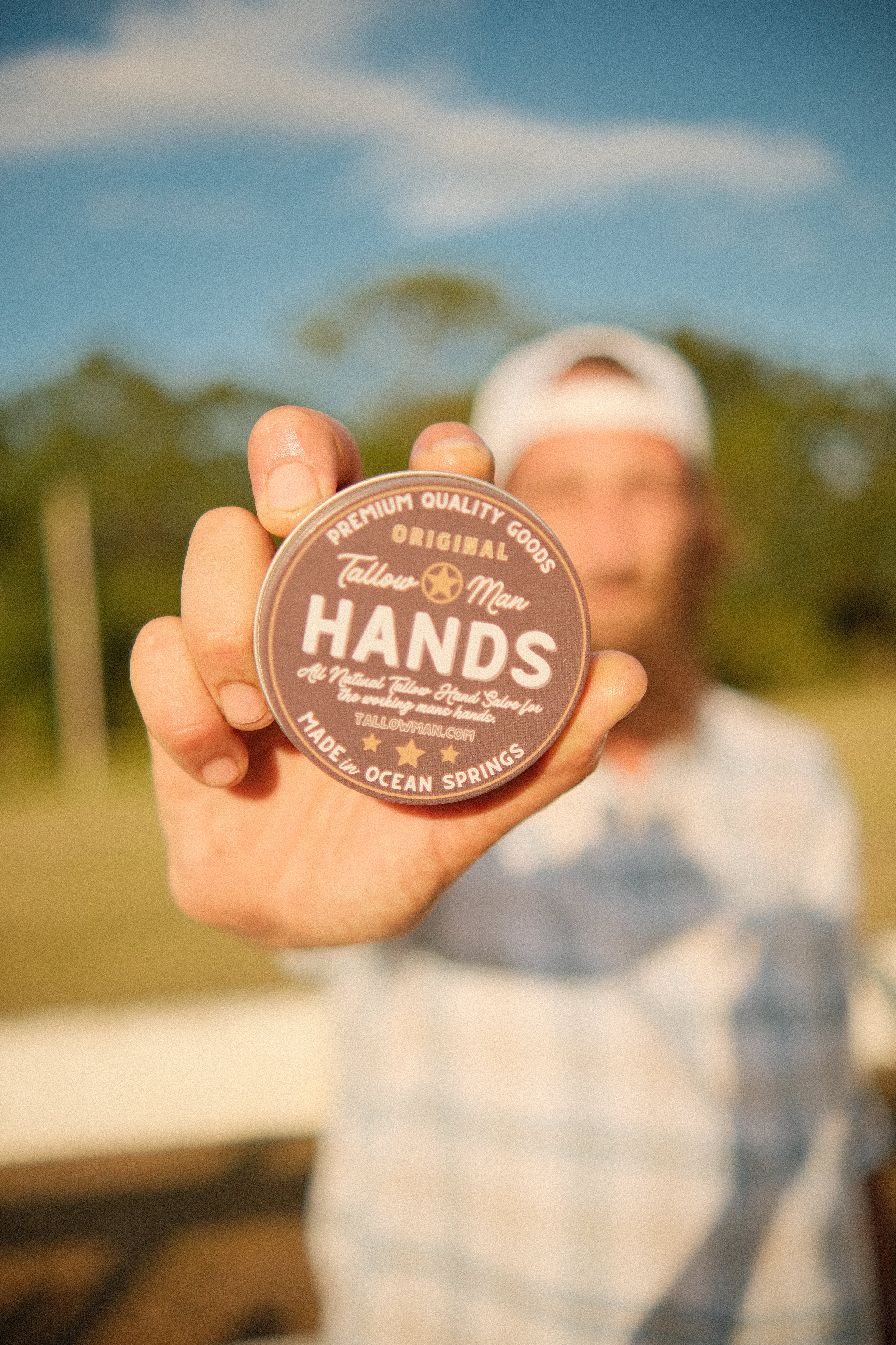 Tallow Man Hand Salve – Heavy-Duty Hand Repair for Working Men | Grass-Fed Tallow 5oz