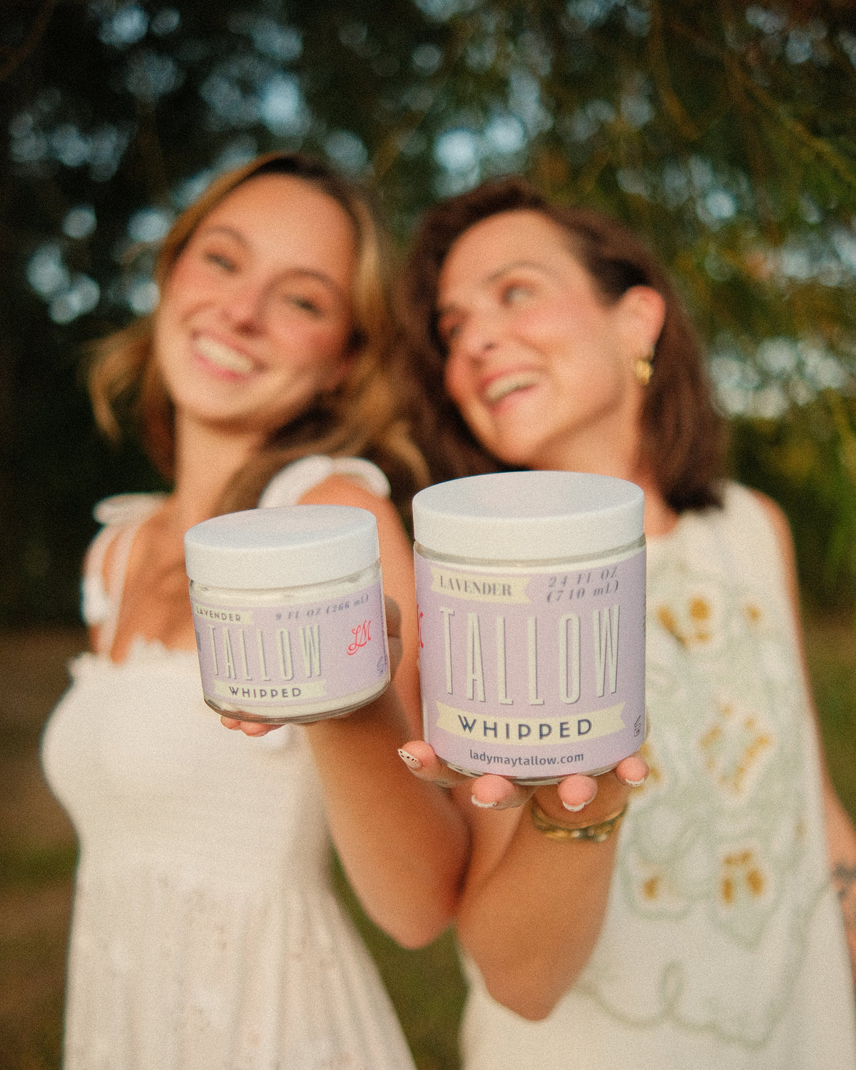 Lavender Whipped Tallow Moisturizer | Grass-Fed Beef Tallow | Lady May