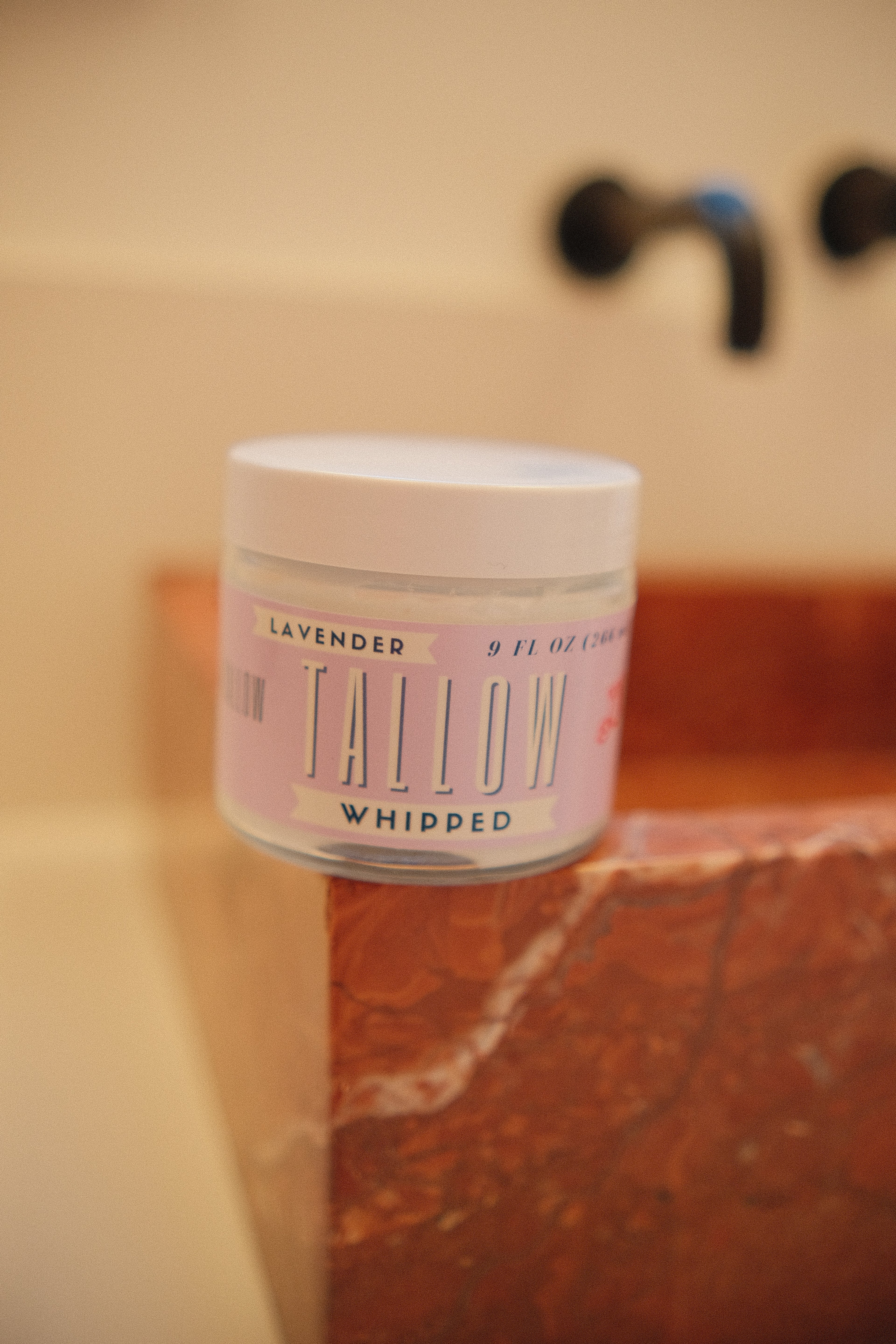 Lavender Whipped Tallow Moisturizer | Grass-Fed Beef Tallow | Lady May