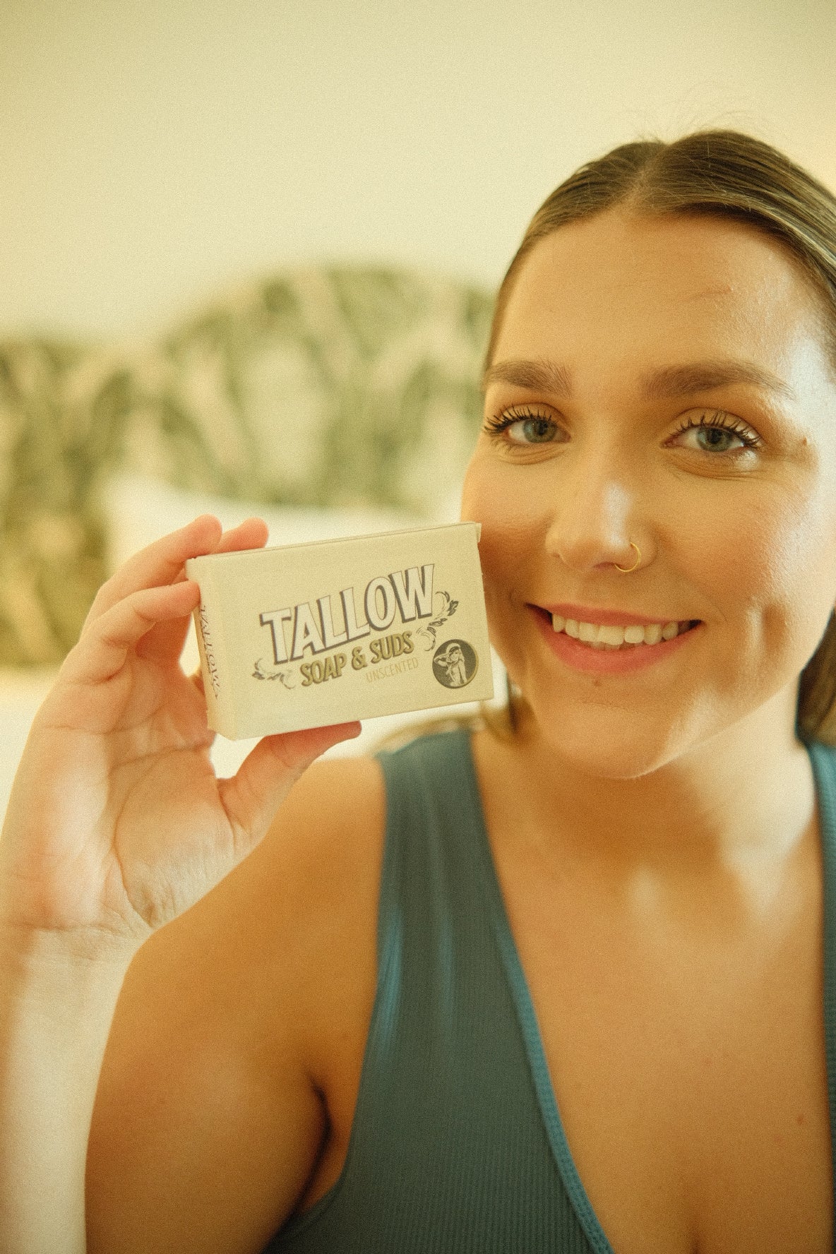 Pure Beef Tallow UNSCENTED Soap Bar 3 Pack for Face Body & Shaving | Moisturizing Sensitive Skin Soap - Chemical Free