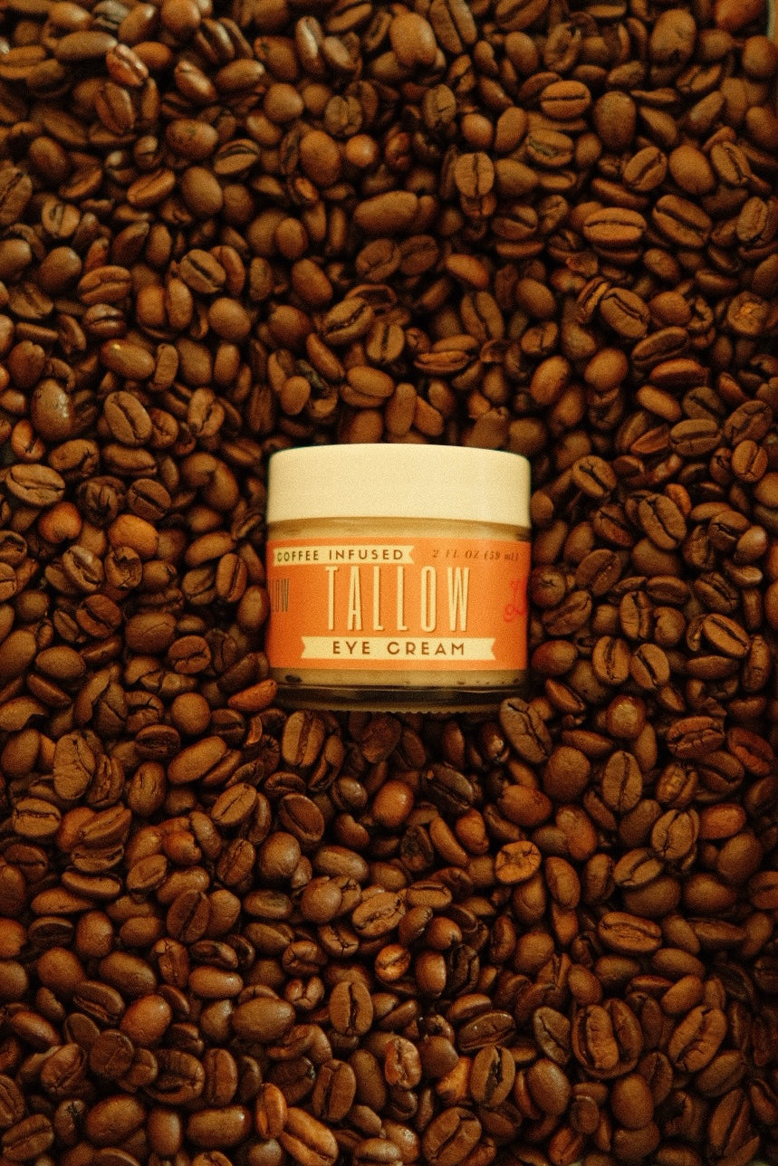 Lady May Coffee-Infused Tallow Eye Cream – Brighten, Firm & Revitalize Naturally