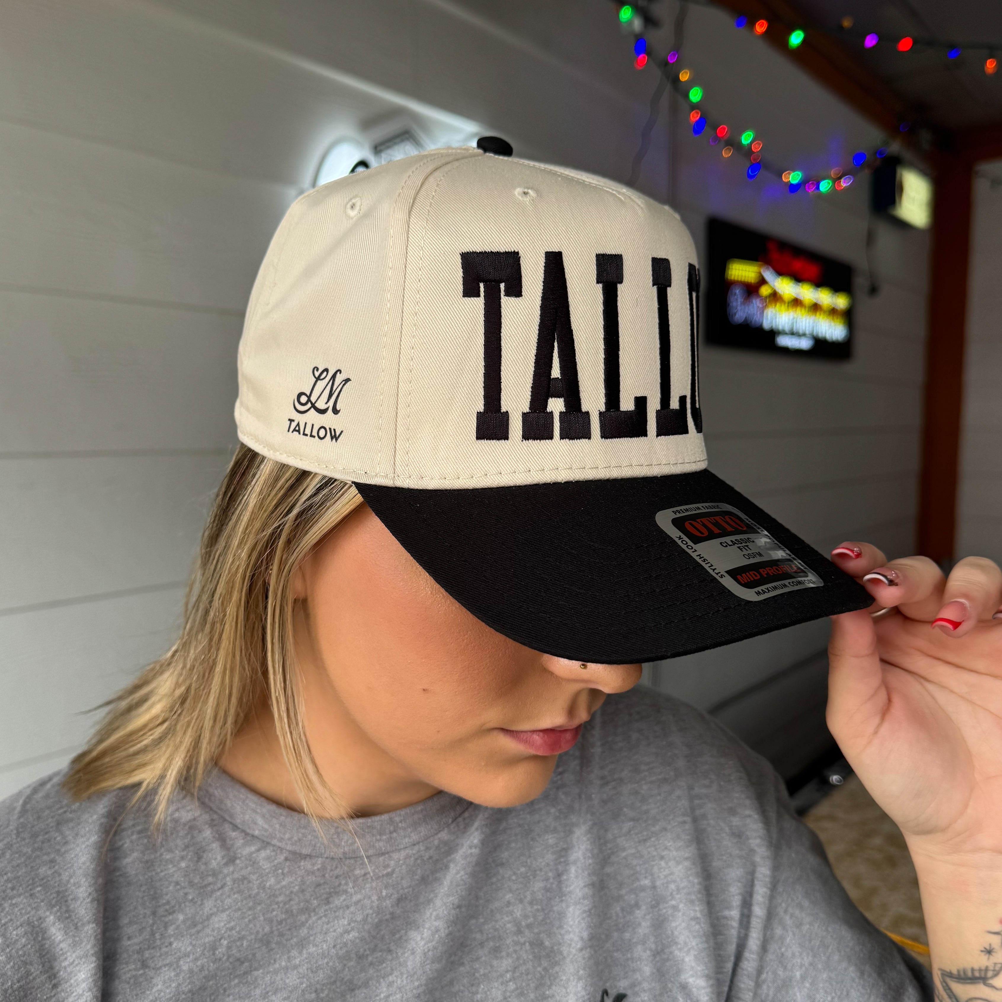 Embroidered Tallow Snapback Hat - Premium Quality Merch