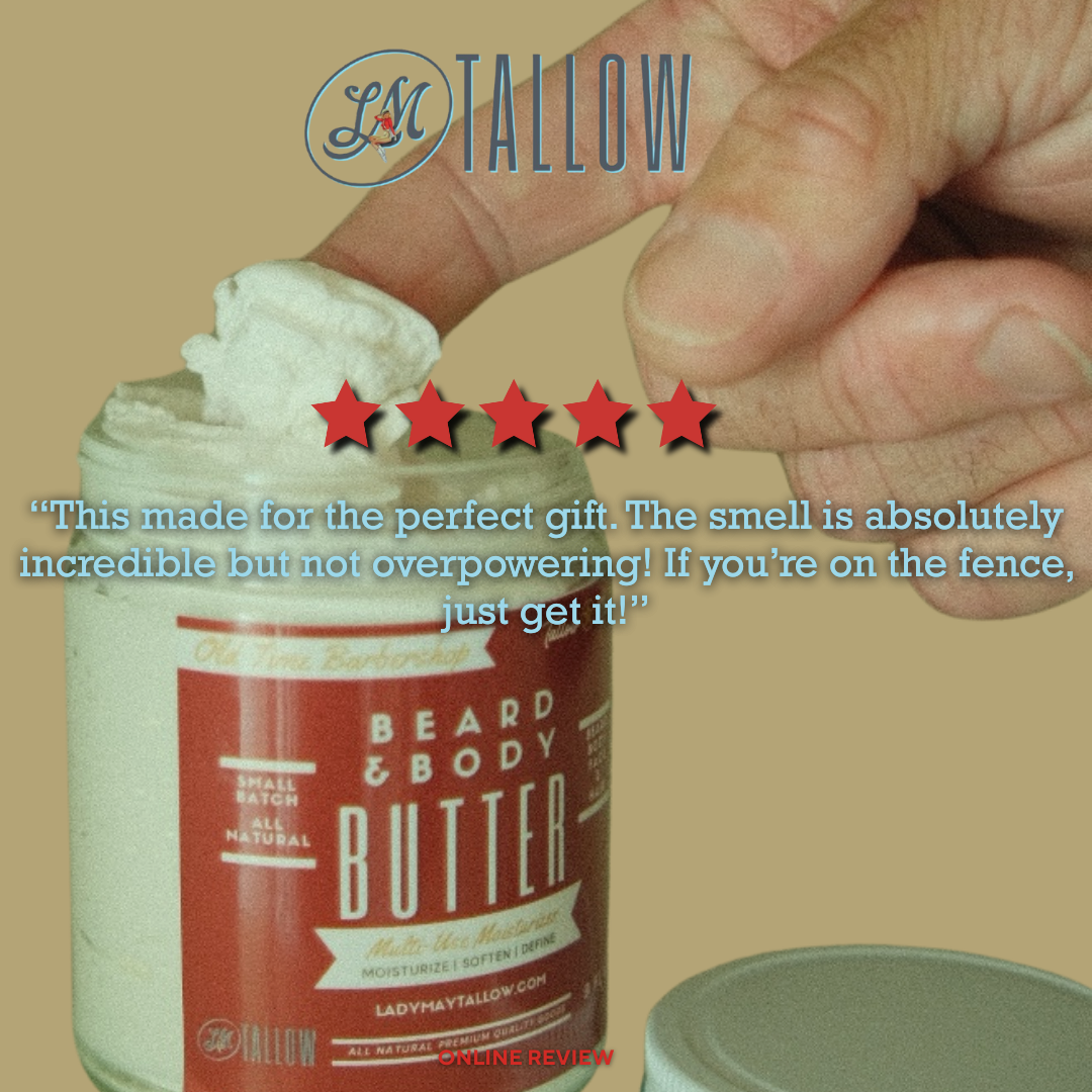 Old Time Barbershop | Tallow Beard + Body Butter for Men