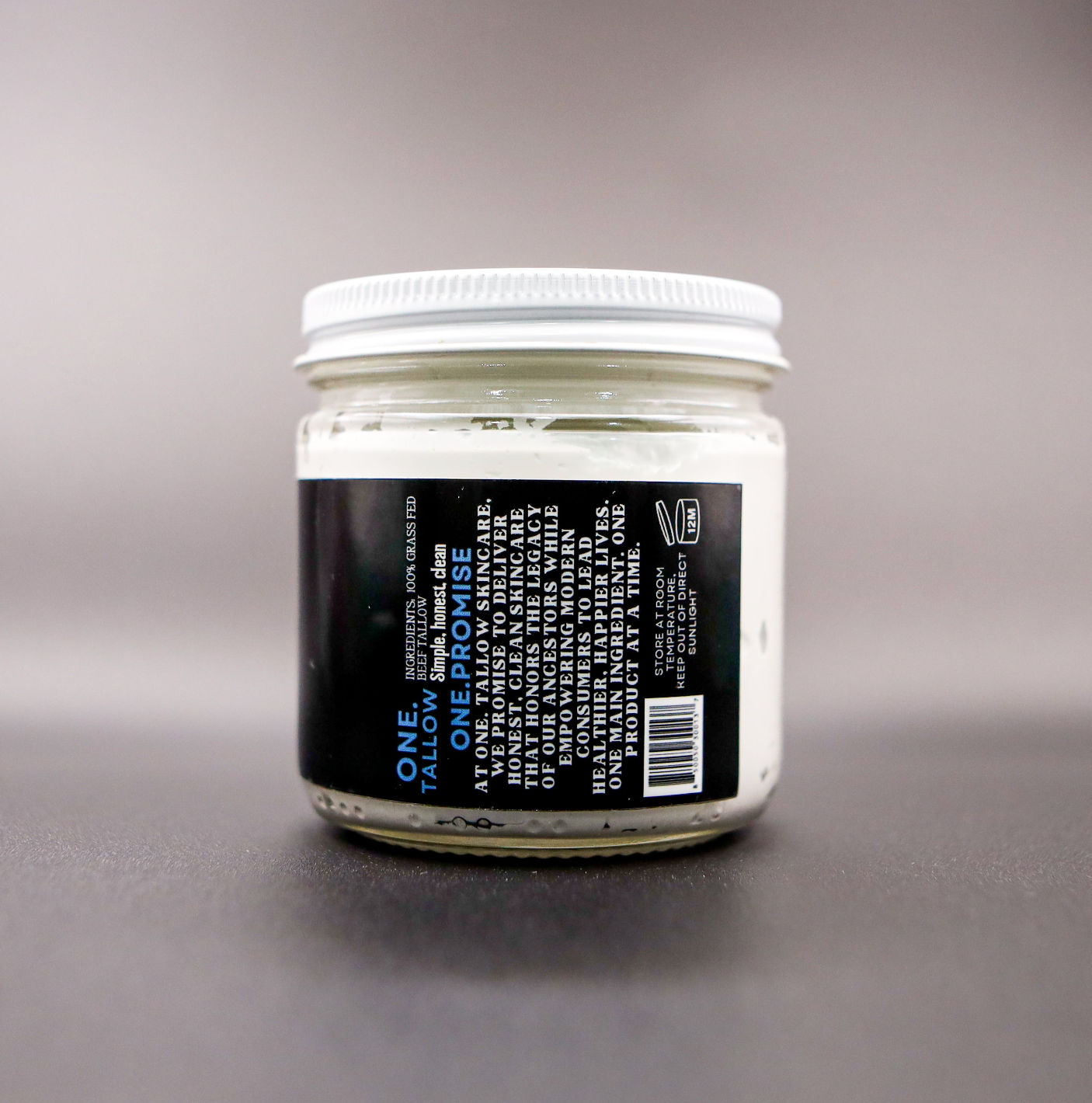 ONE. Whipped Tallow, All Natural UNSCENTED Tallow Moisturizer