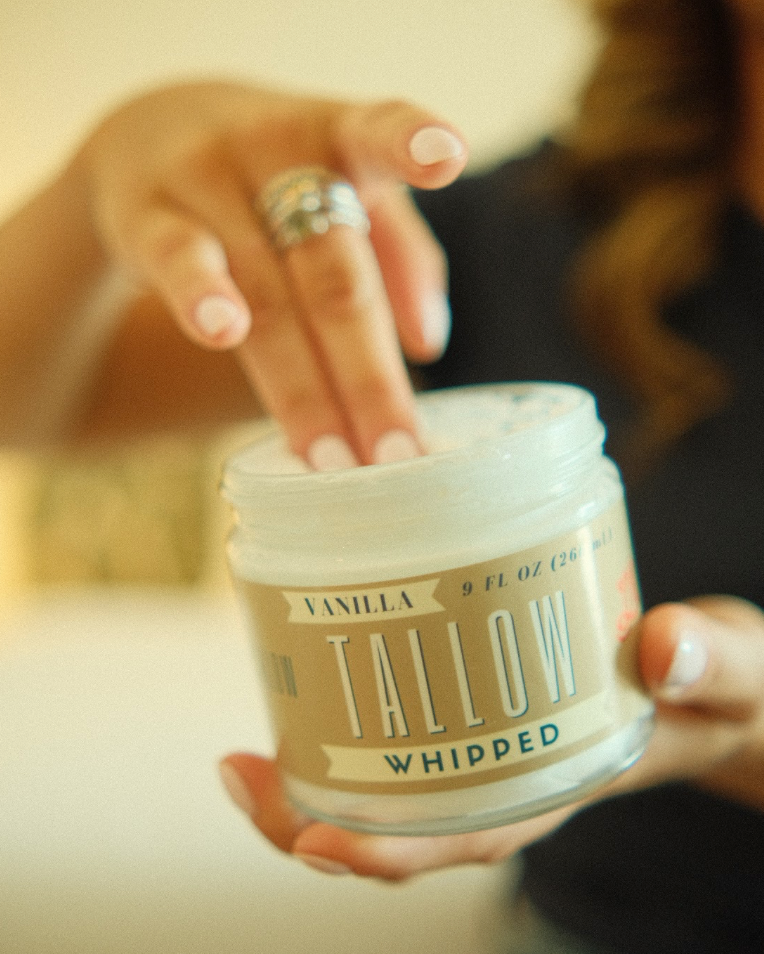 Vanilla Whipped Tallow Moisturizer | Grass-Fed Beef Tallow | Lady May
