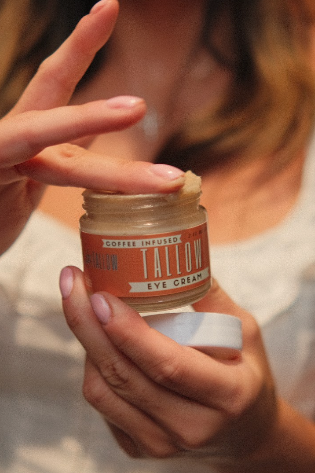 Lady May Coffee-Infused Tallow Eye Cream – Brighten, Firm & Revitalize Naturally