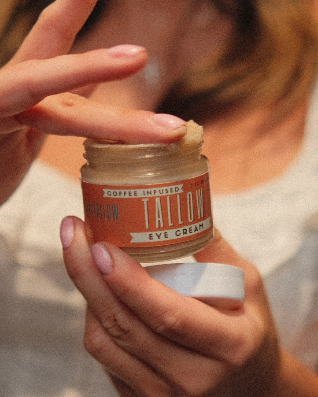 Lady May Coffee-Infused Tallow Eye Cream – Brighten, Firm & Revitalize Naturally