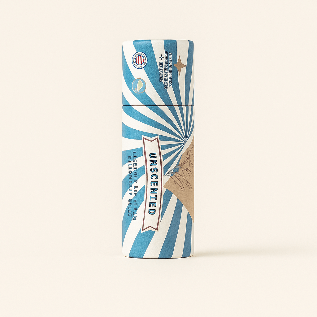 Unscented lip balm