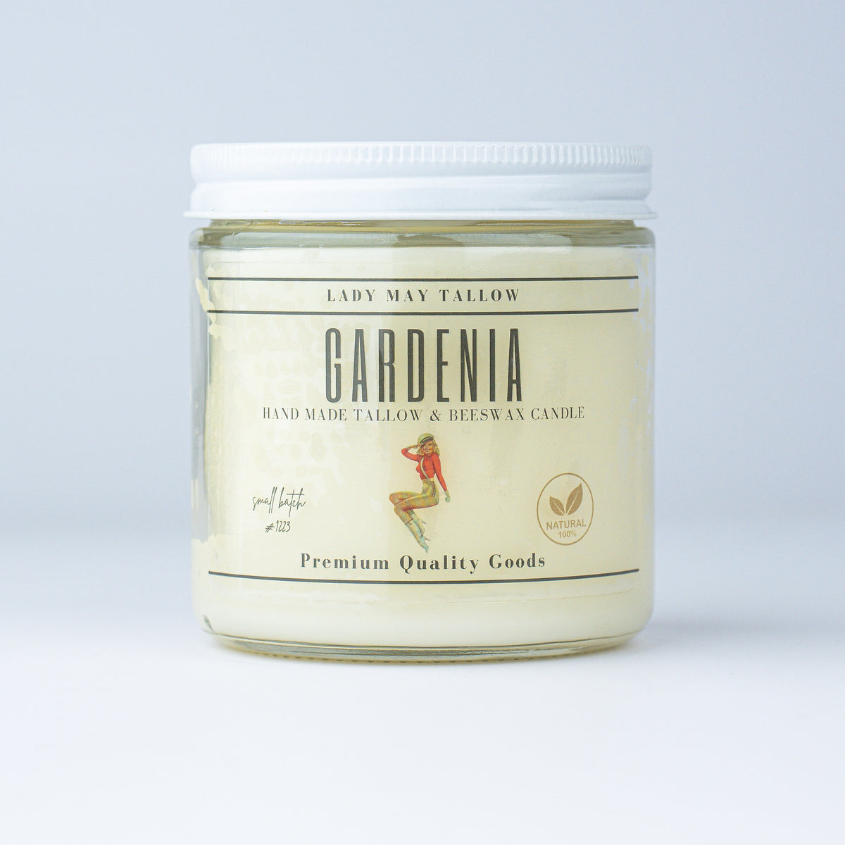 Gardenia Tallow & Beeswax Candle | 16 oz