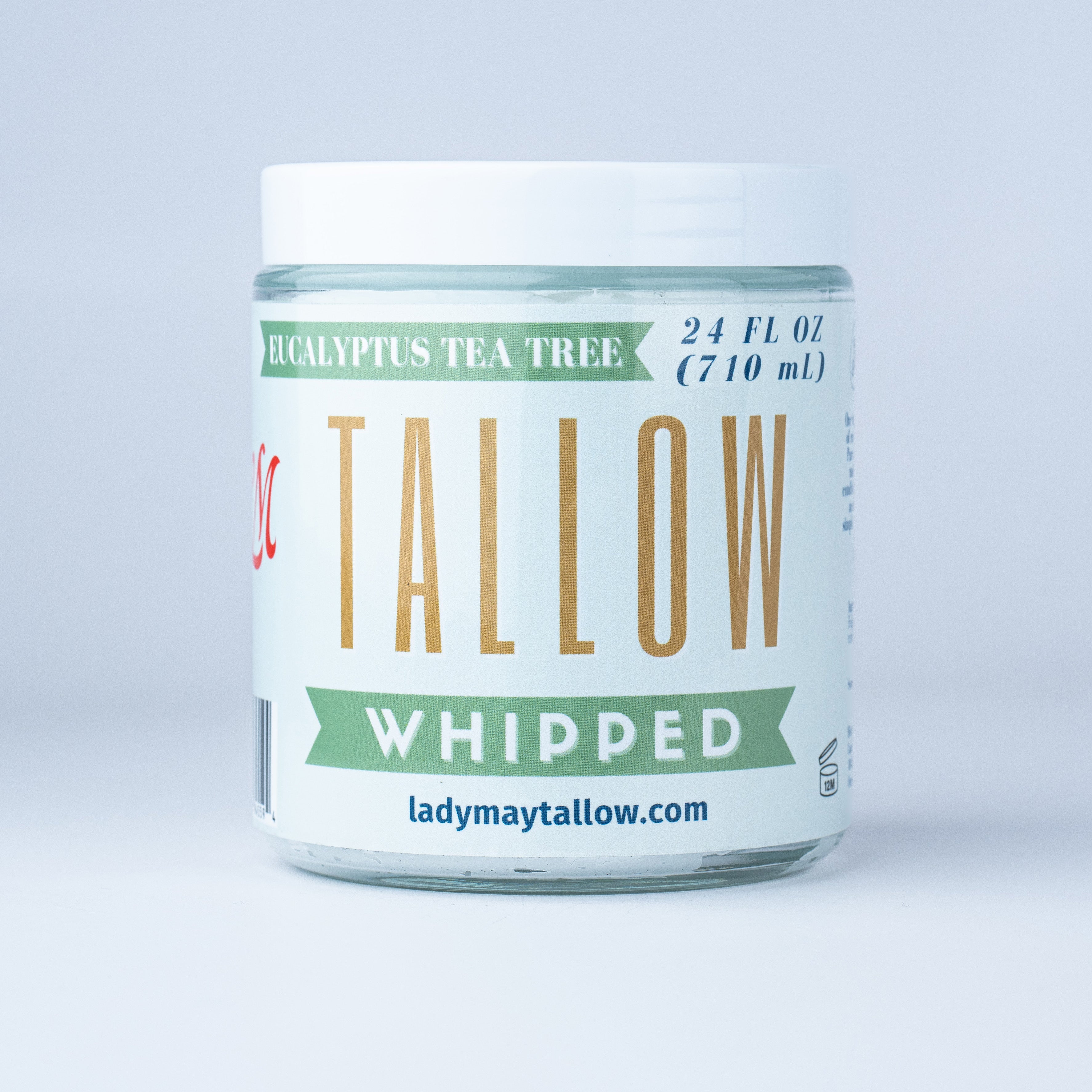 Eucalyptus Tea Tree Whipped Tallow Moisturizer | 100% Natural Skincare | Deep Hydration for Face & Body