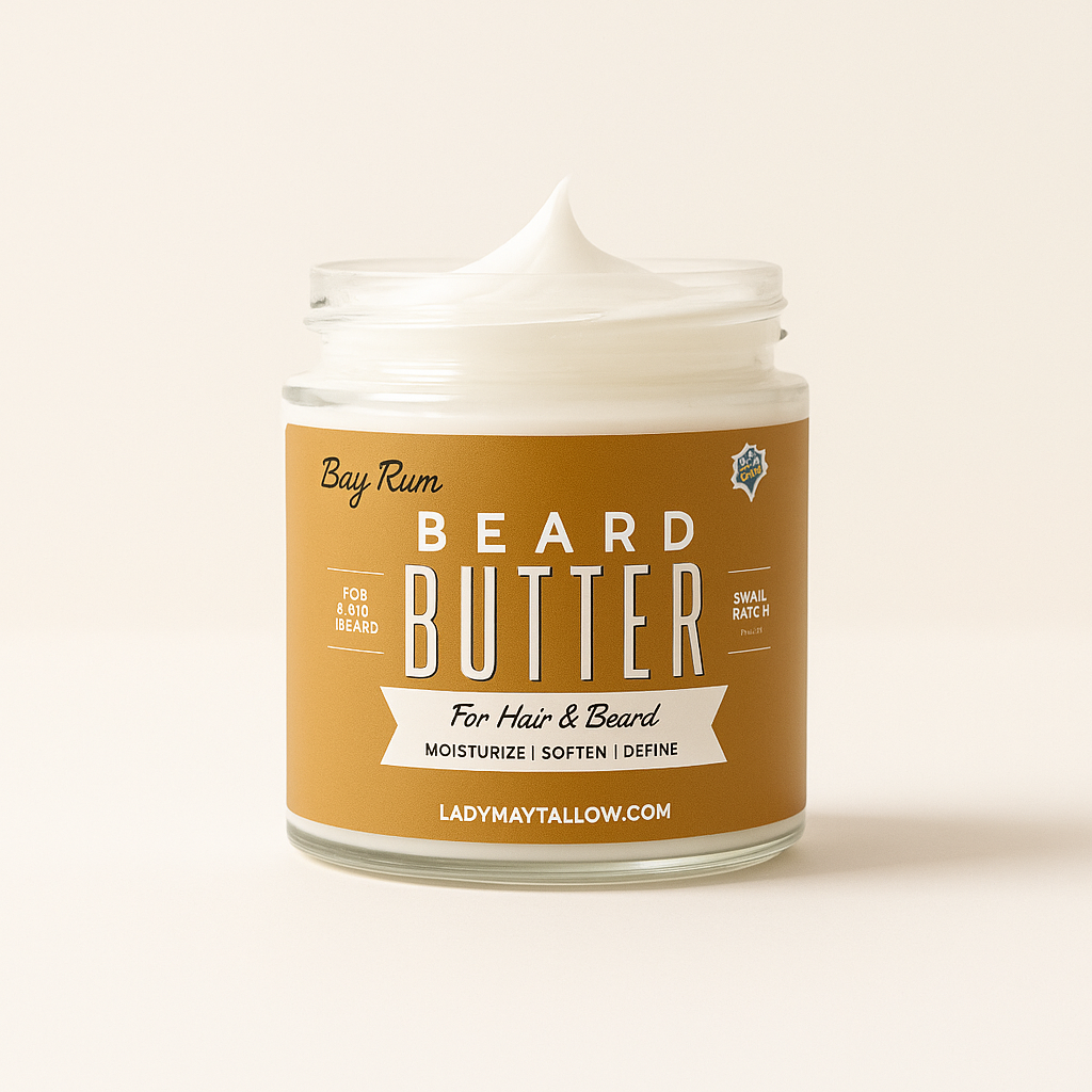Tallow Man Bay Rum Beard + Body Butter | Men&