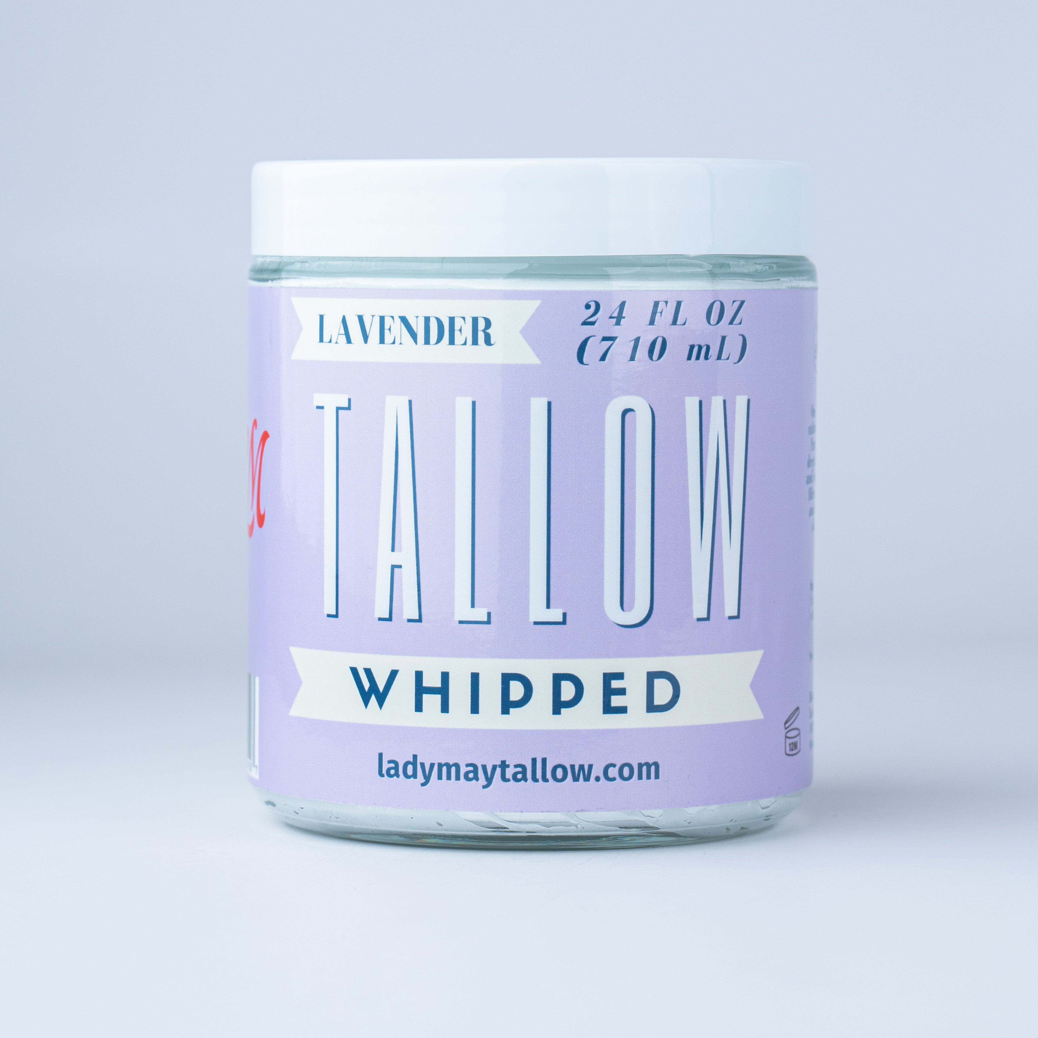 Lavender Whipped Tallow Moisturizer | Grass-Fed Beef Tallow | Lady May