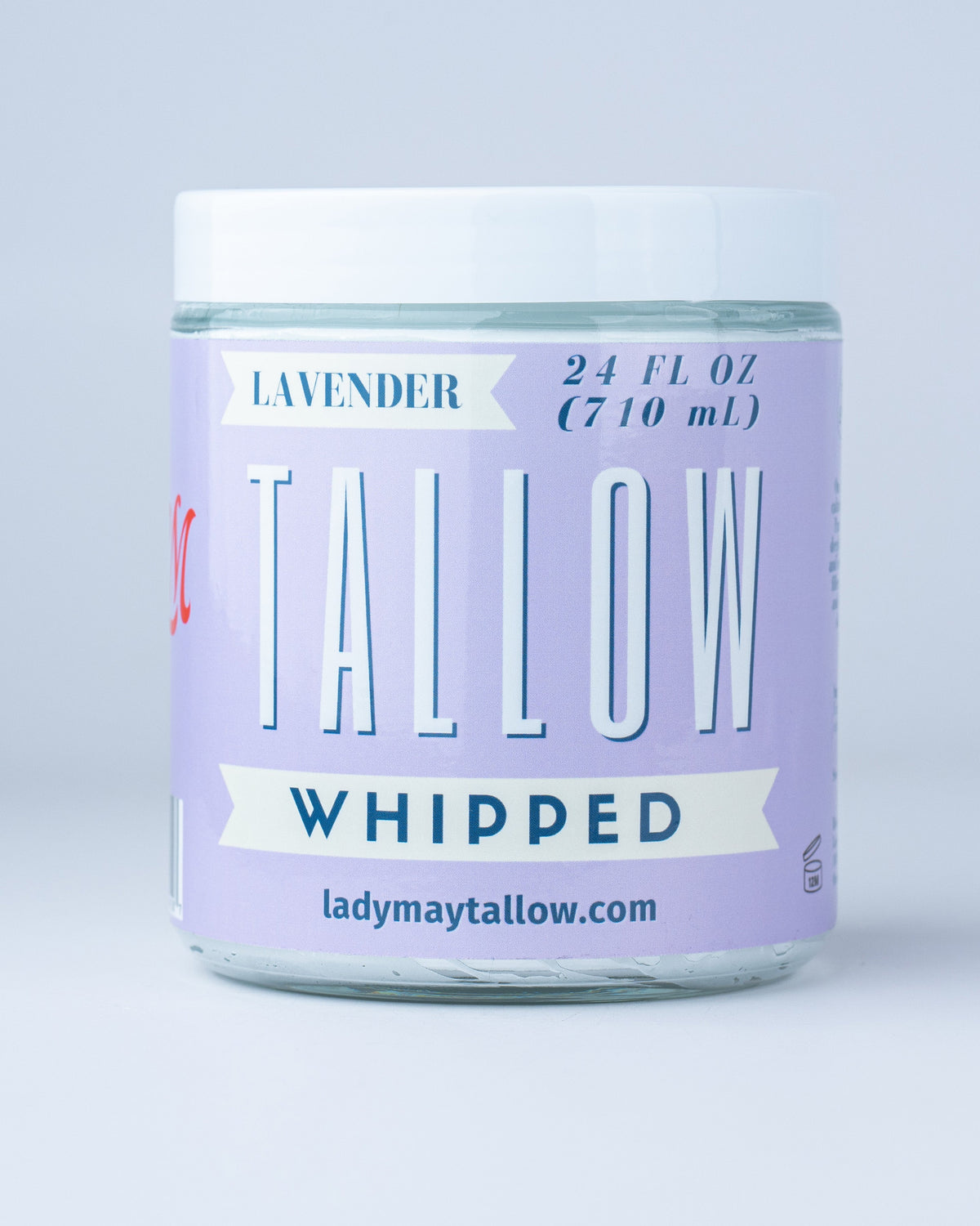 Lavender Whipped Tallow Moisturizer | Grass-Fed Beef Tallow | Lady May
