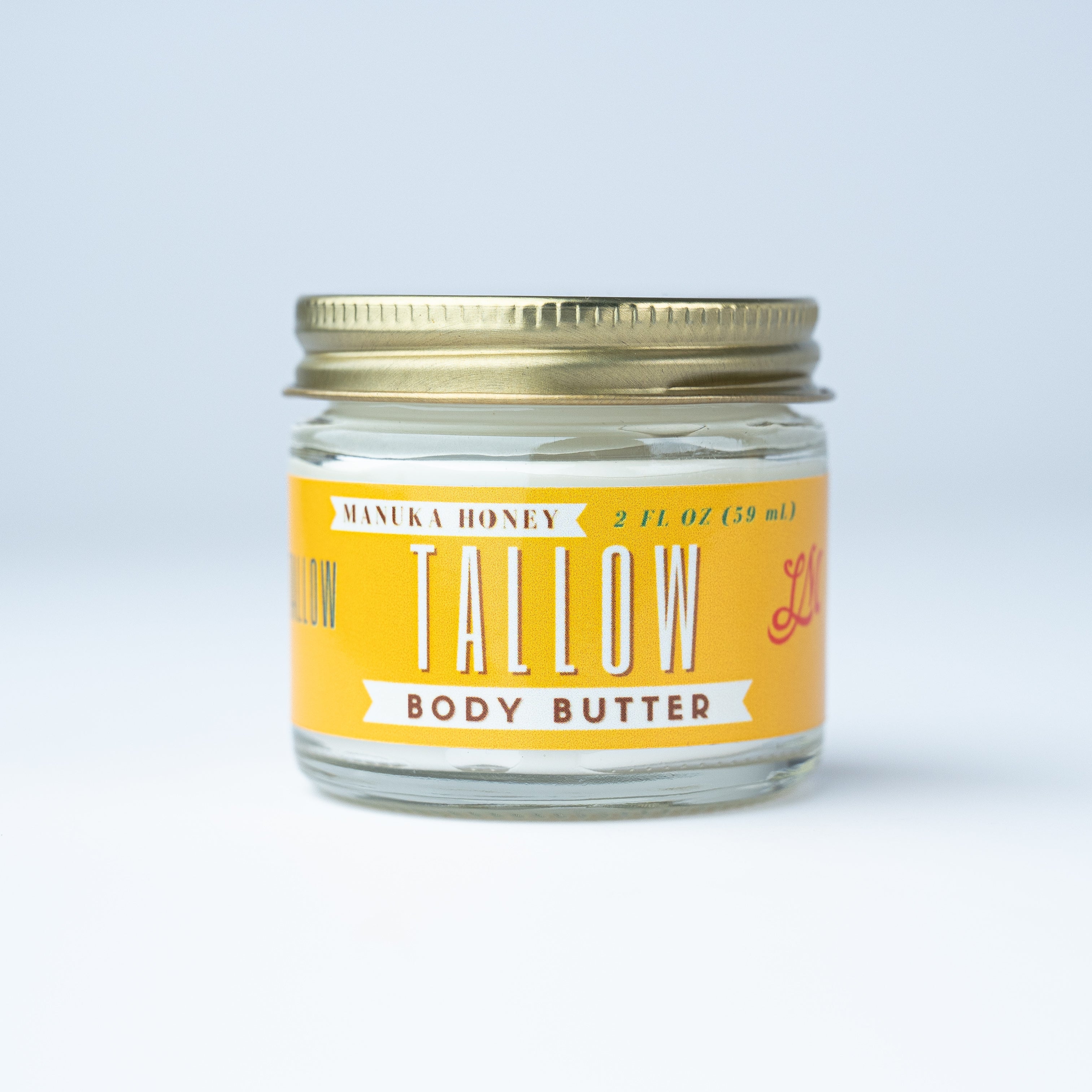Manuka Honey & Rosehip Tallow Body Butter - Deeply Nourishing, All-Natural Moisturizer