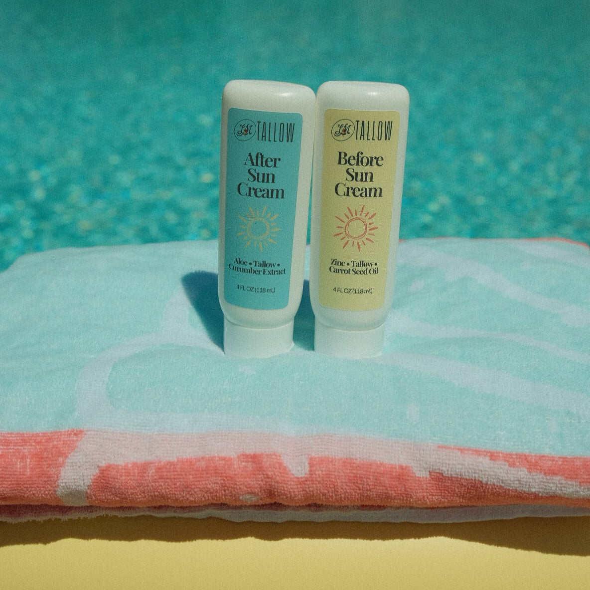 Tallow After Sun Cream - Natural Sunburn Relief & Skin Recovery with Calendula, Aloe & Lavender - Lady May Tallow