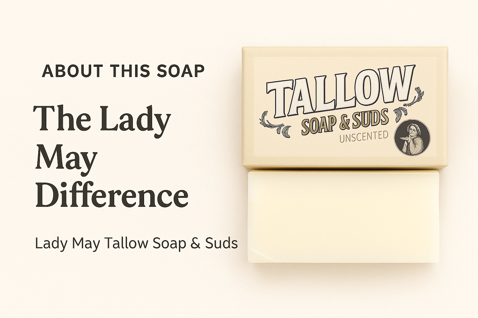 About This Soap: The Lady May Tallow Difference