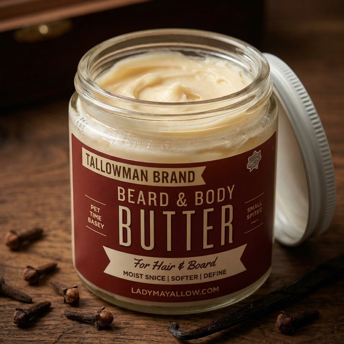 Tallow Man Beard Butter 9oz Trio – Men&