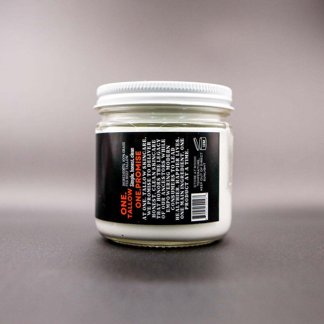 ONE. Face Cream, All Natural One ingredient Tallow Moisturizer
