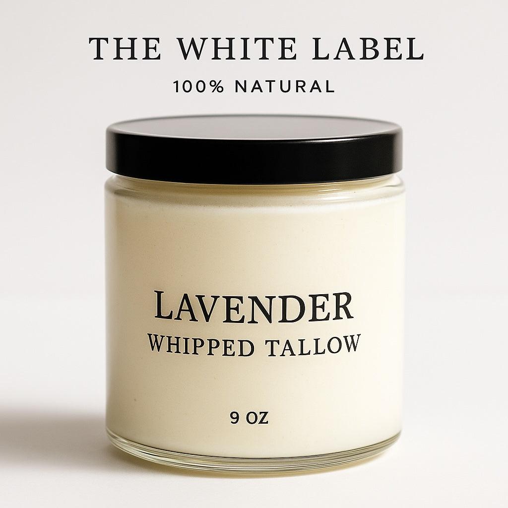 The White Label Lavender Whipped Tallow (9oz)