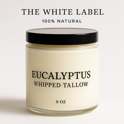 White Label Eucalyptus Whipped Tallow (9oz) – Launch Your Skincare Brand | Proven Formula | Build your skincare brand
