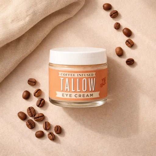 Lady May Coffee-Infused Tallow Eye Cream – Brighten, Firm &amp; Revitalize Naturally