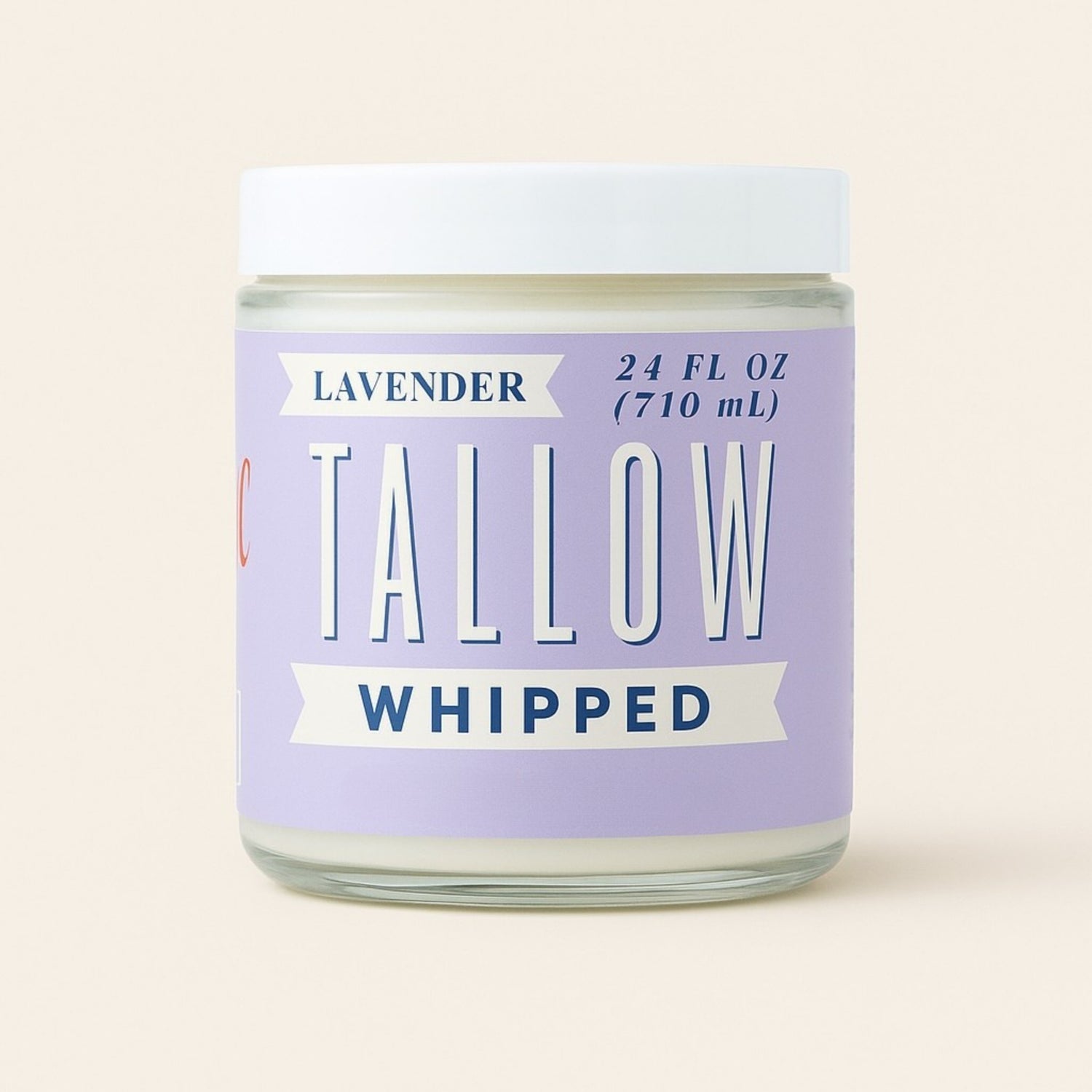 Lavender Whipped Tallow Moisturizer | Natural Beef Tallow Lotion | Calming, Preservative-Free Skincare by Lady May Tallow