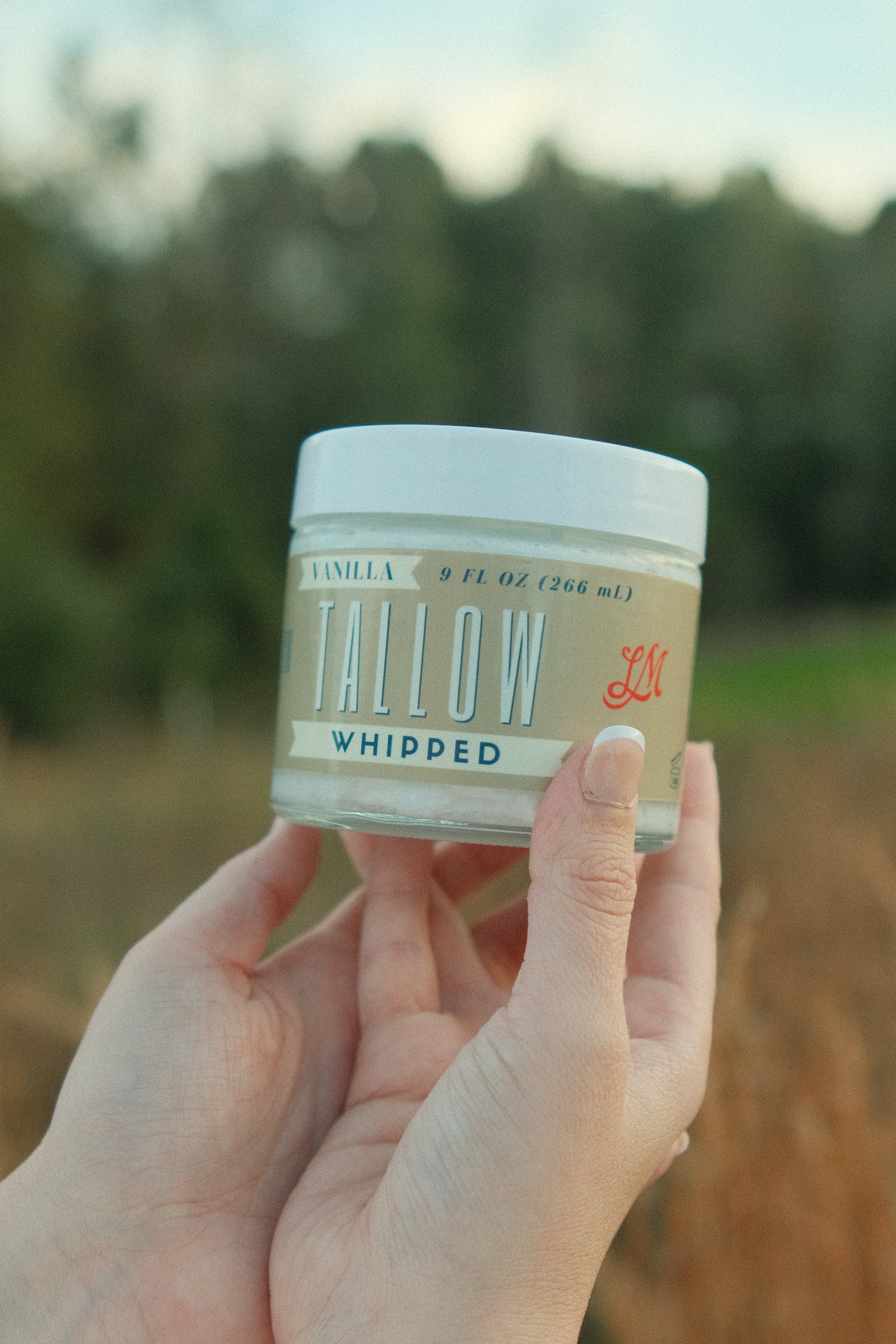 Vanilla Whipped Tallow Moisturizer | Grass-Fed Beef Tallow | Lady May