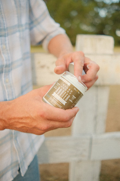 Tallow Man Tobacco Vanilla | Beard, Skin &amp; Hair Balm | Grass-Fed Beef Tallow