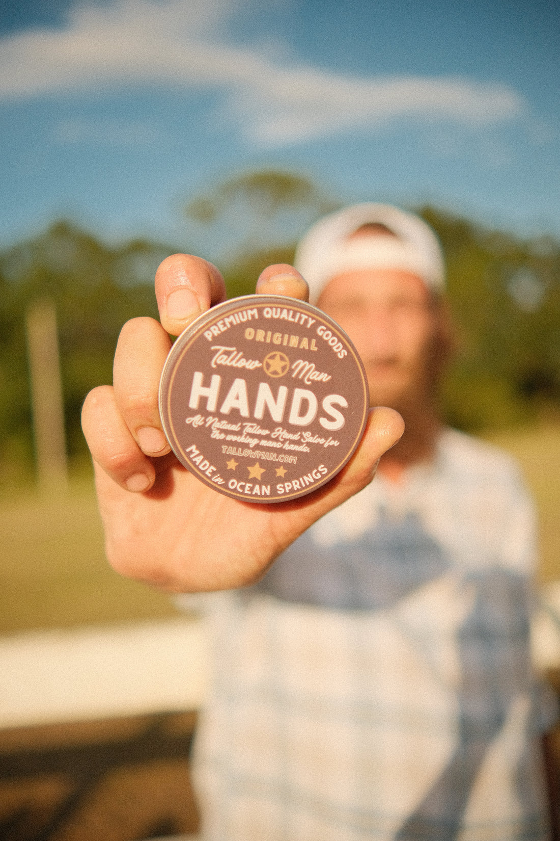Tallow Man Hand Salve – Heavy-Duty Hand Repair for Working Men | Grass-Fed Tallow 5oz