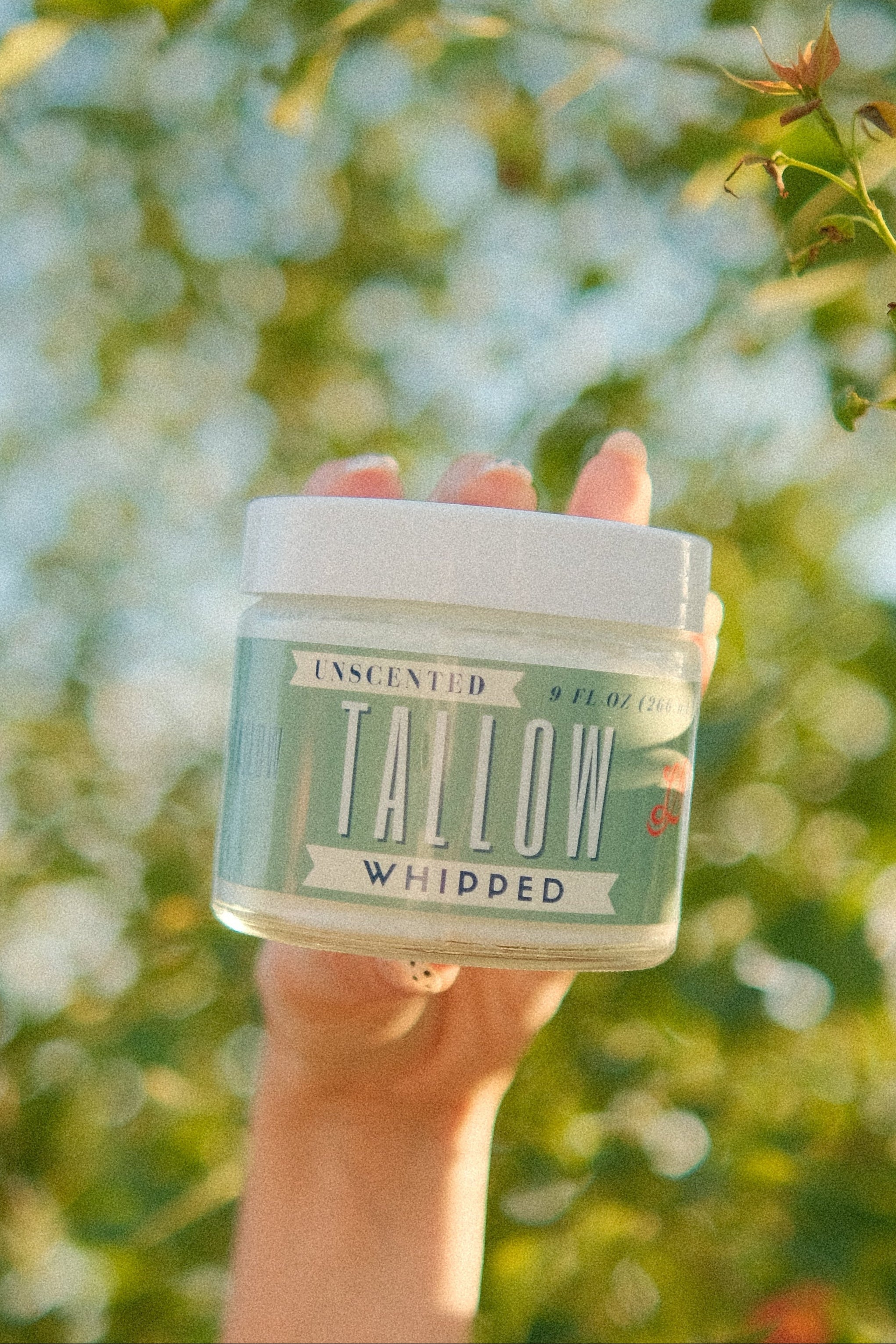Unscented Whipped Tallow Moisturizer | Grass-Fed Beef Tallow | Lady May