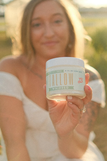 Eucalyptus Tea Tree Whipped Tallow | Grass-Fed Beef Tallow | Lady May