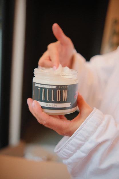 Unscented Tallow Balm | Grass-Fed Beef Tallow | Lady May Tallow