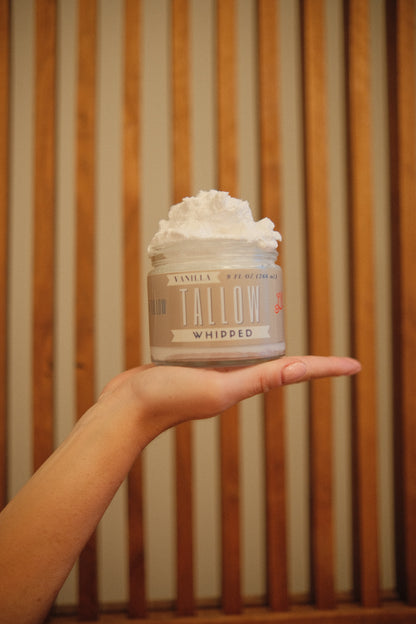 Vanilla Whipped Tallow Moisturizer | Grass-Fed Beef Tallow | Lady May