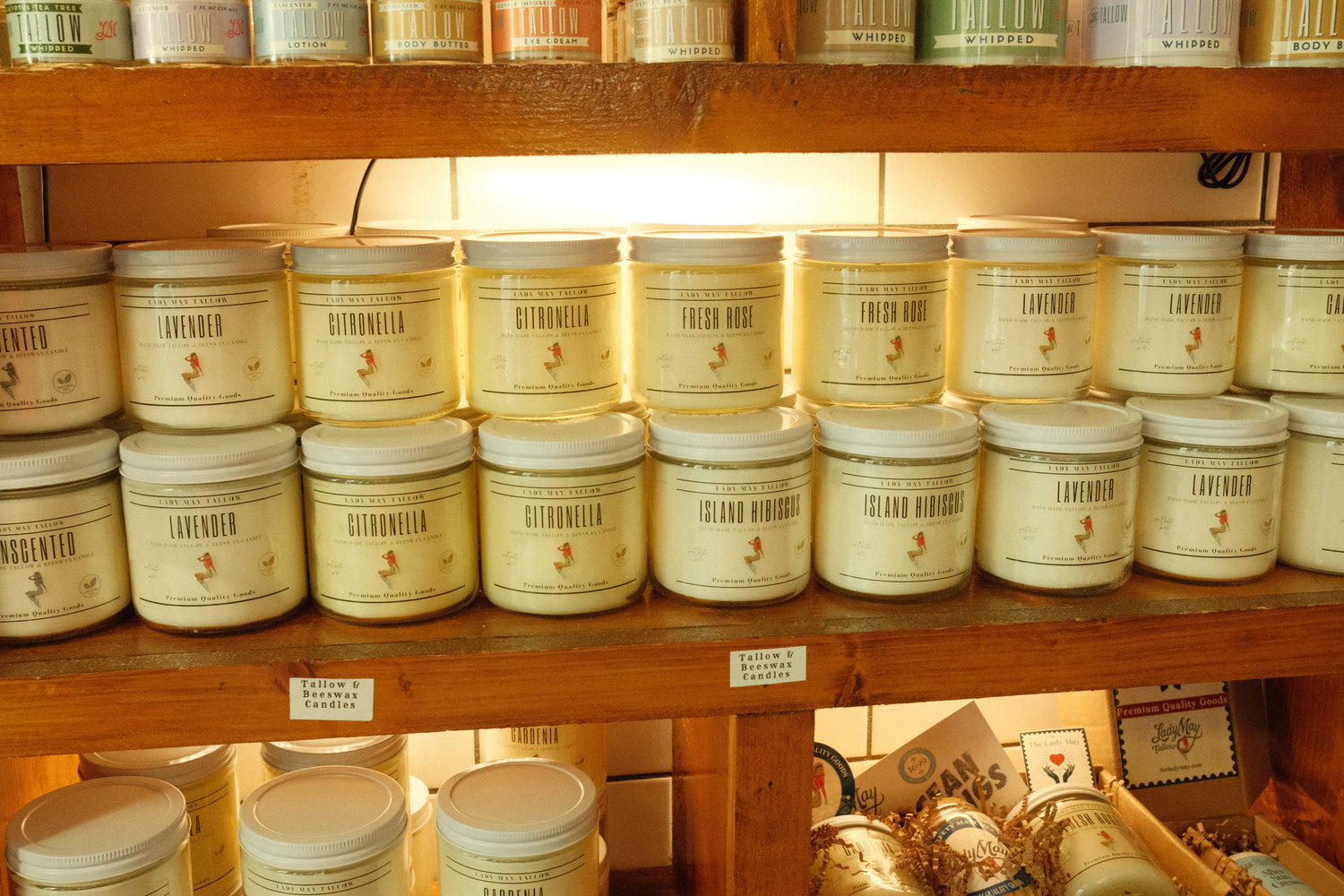Lavender Tallow &amp; Beeswax Candle | 16 oz