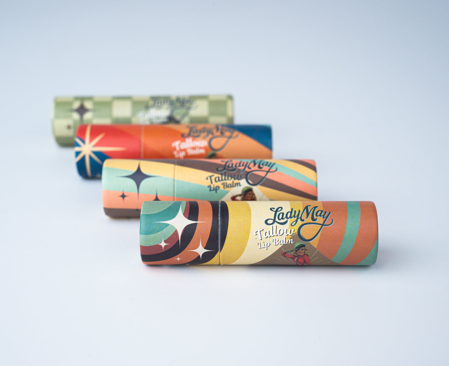 Lady May Tallow Lip Balm – Pure, Simple, Natural (Multiple Flavors)