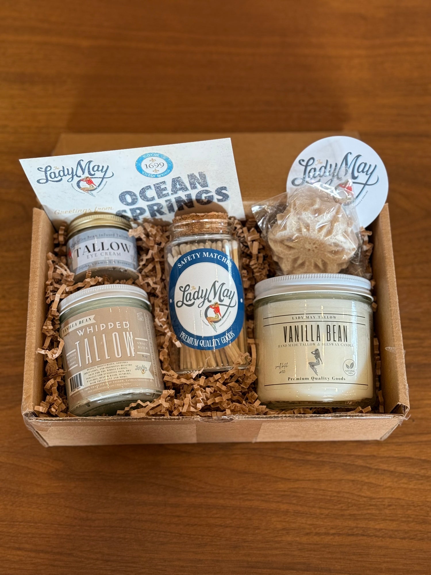 Vanilla Tallow &quot;Purity&quot; Premium Quality All Natural Gift Box by The Lady May