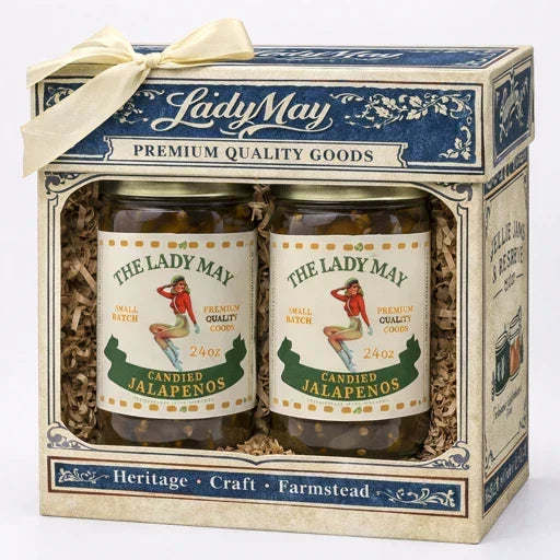 Lady May Sweet Heat Candied Jalapeños – 2 Pack (24oz)