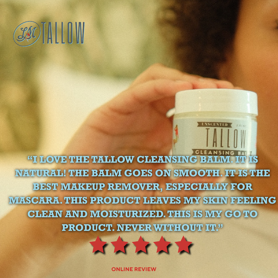 Unscented Tallow Cleansing Balm