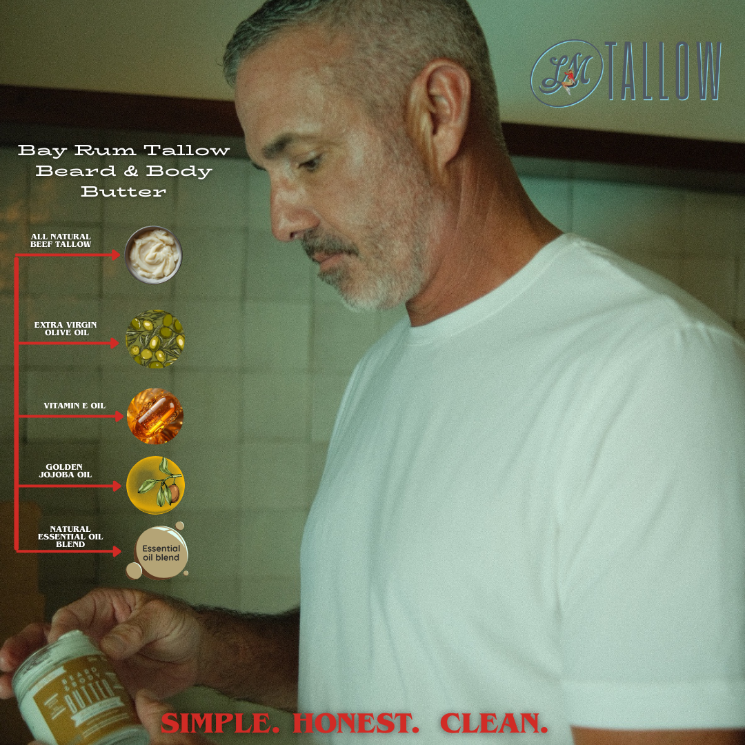 Bay Rum | Tallow Beard + Body Butter for Men
