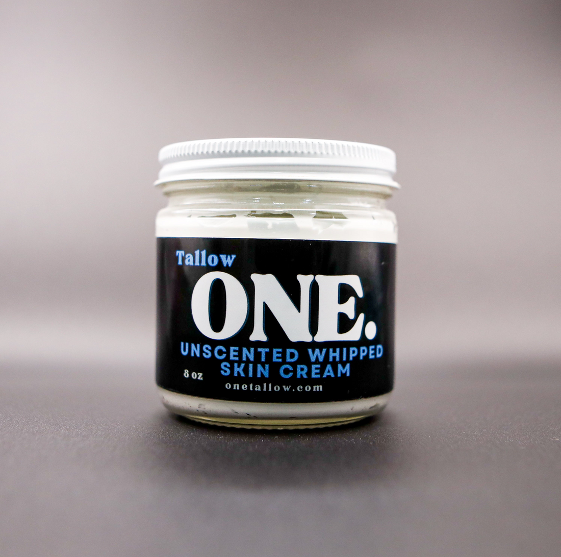 ONE. Whipped Tallow, All Natural UNSCENTED Tallow Moisturizer