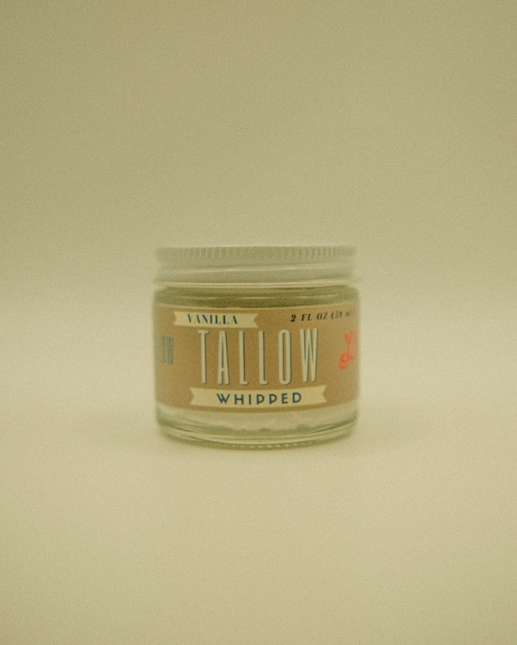 Vanilla Whipped Tallow | All Natural Moisturizer Size 2oz-85oz
