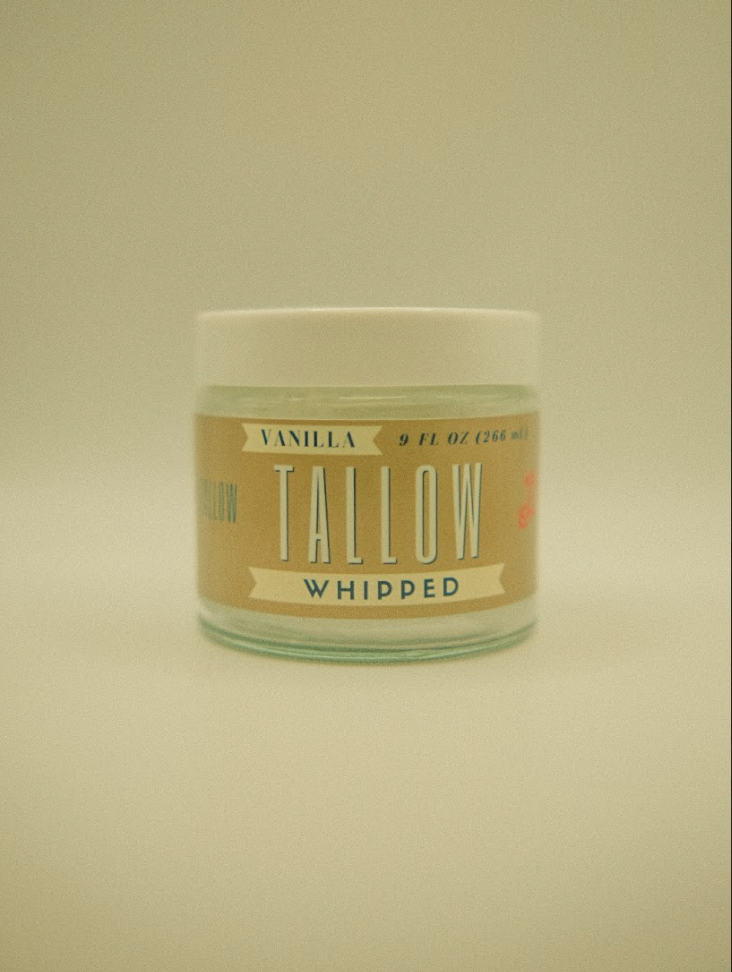 Vanilla Whipped Tallow | All Natural Moisturizer Size 2oz-85oz