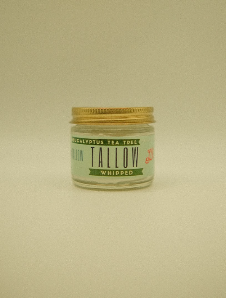 Eucalyptus Whipped Tallow | All Natural Moisturizer Size 2oz-24oz