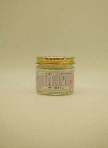Vanilla Tallow &amp; Beeswax Candle 16oz