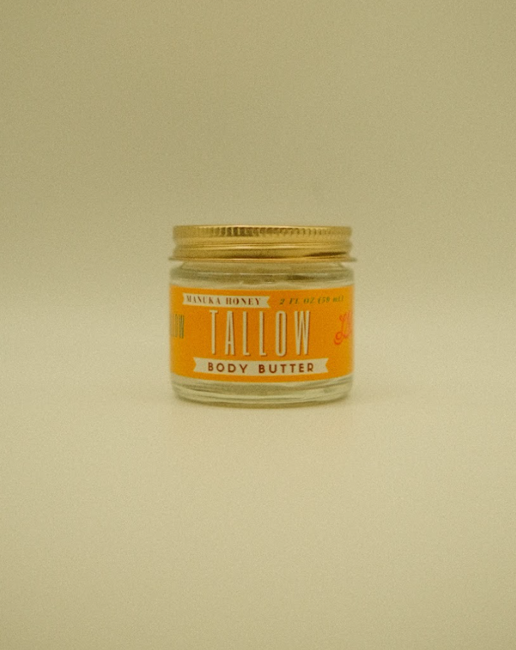 Manuka Honey + Rosehip Tallow Body Butter – Deeply Nourishing & Repairing Natural Skincare