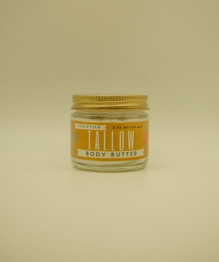 Unscented Tallow Body Butter – Deeply Moisturizing, All-Natural Skincare by Lady May